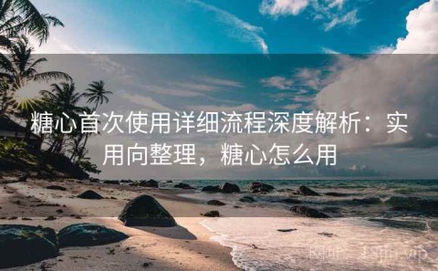 糖心首次使用详细流程深度解析：实用向整理，糖心怎么用