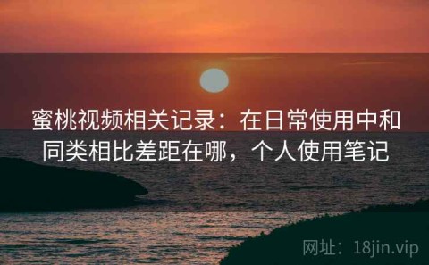 蜜桃视频相关记录：在日常使用中和同类相比差距在哪，个人使用笔记