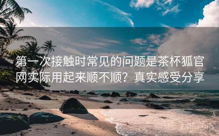 第一次接触时常见的问题是茶杯狐官网实际用起来顺不顺？真实感受分享