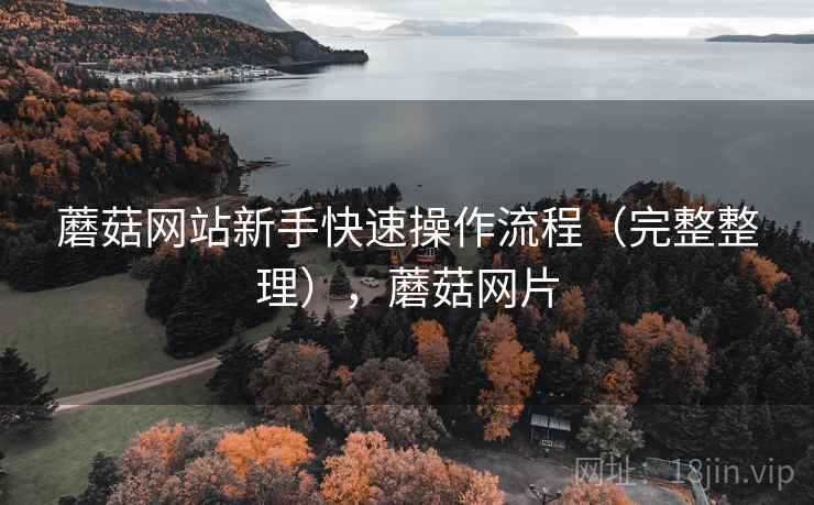 蘑菇网站新手快速操作流程（完整整理），蘑菇网片